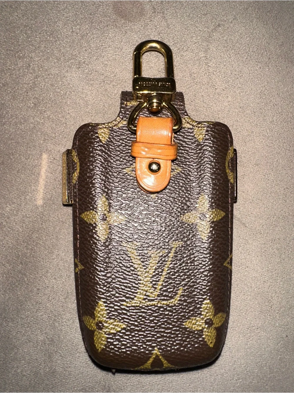 Louis Vuitton Monogram Canvas Clip Bag Charm/ Pouch